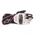 ALPINESTARS Мотоперчатки SP-1 женские, Размер: L, Цвет: Black/White/Fuchsia