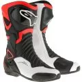 ALPINESTARS Мотоботы SMX 6 v2, Размер: 42, Цвет: Black/Red Fluo/White