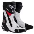 ALPINESTARS Мотоботы SMX PLUS, Размер: 41, Цвет: Black/White/Red