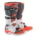 ALPINESTARS Мотоботы TECH 5, Размер: 11, Цвет: White/Gray/Red/Fluo
