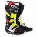 ALPINESTARS Мотоботы TECH 7, Размер: 12, Цвет: White/Black/Yellow