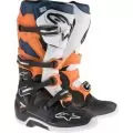 ALPINESTARS Мотоботы TECH 7, Размер: 11, Цвет: Black/Orange/Blue/White