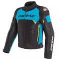 DAINESE Мотокуртка DINAMICA AIR D-DRY, Размер: 50, Цвет: Black/Fire-Blue/Fluo-Yellow