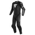 DAINESE Мотокомбинезон LAGUNA SECA 4 2PCS, Размер: 50, Цвет: black-matt/black-matt/white