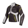 DAINESE Мотокуртка SAURIS D-DRY, Размер: 48, Цвет: Black/Quarry/Fluo-Yellow