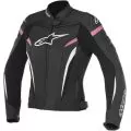 ALPINESTARS Мотокуртка кожаная GP PLUS R v2 женская, Размер: 48, Цвет: Black/Pink