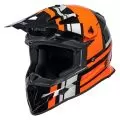 IXS Шлем 361, Размер: XS, Цвет: 2.3 black/orange/grey
