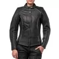 MOTEQ Мотокуртка кожаная Mira женская, Размер: XXS, Цвет: Чeрный