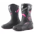MOTEQ Мотоботы Rozella женские, Размер: 38, Цвет: черный/розовый