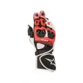 ALPINESTARS Мотоперчатки GP PLUS R v2, Размер: L, Цвет: Black-White-Bright Red