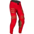 FLY RACING Кроссовые штаны LITE, Размер: 36, Цвет: красный/хаки