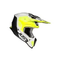 JUST1 Шлем J18, Размер: M, Цвет: желтый/белый/черный матовый