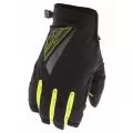FLY RACING Мотоперчатки TITLE, Размер: L, Цвет: чeрный/желтый