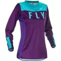 FLY RACING Джерси LITE женское, Размер: S, Цвет: фиолетовый/синий