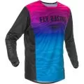 FLY RACING Джерси Kinetic, Размер: S, Цвет: SPECIAL EDITION Black/Pink/Blue