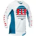 FLY RACING Джерси Kinetic, Размер: S, Цвет: K220 Blue/White/Red