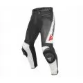 DAINESE Мотоштаны кожаные DELTA PRO C2, Размер: 56, Цвет: blаck-white