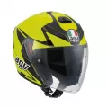 AGV Шлем K-5 JET, Размер: MS, Цвет: MULTI - THREESIXTY YELLOW FLUO/BLACK
