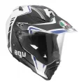 AGV Шлем AX-8 DUAL EVO, Размер: XXS, Цвет: MULTI - white gunmetal blue