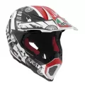 AGV Шлем AX-8 EVO, Размер: XL, Цвет: MULTI - Cool white black red