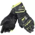DAINESE Мотоперчатки DRUID D1 LONG, Размер: XL, Цвет: Black/Black/Fluo-Yellow