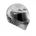 AGV Шлем COMPACT ST, Размер: S, Цвет: MULTI AUDAX - MATT SILVER/BLACK