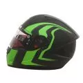 MT Шлем STINGER, Размер: M, Цвет: Matt Black KAWASAKI Green