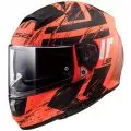 LS2 Шлем FF397 VECTOR EVO, Размер: XL, Цвет: HUNTER Matt Fluo Orange Black