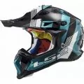 LS2 Шлем MX470 SUBVERTER, Размер: S, Цвет: MAX Black Turquoise