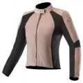 ALPINESTARS Мотокуртка кожаная VIKA V2 VEGAN SUEDE женская, Размер: 38, Цвет: Black/Pink