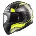 LS2 Шлем FF353 RAPID, Размер: 3XL, Цвет: CARRERA BLACK H-V YELLOW