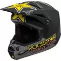 FLY RACING Шлем Kinetic, Размер: L, Цвет: Rockstar Matte Grey/Black/Yellow