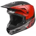 FLY RACING Шлем Kinetic, Размер: XS, Цвет: Straight Edge Red/Black/Grey