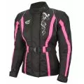 AGVSPORT Мотокуртка Mistic женская, Размер: XXS, Цвет: черный/розовый