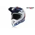 ACERBIS Шлем LINEAR, Размер: L, Цвет: BLUE/WHITE