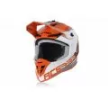 ACERBIS Шлем LINEAR, Размер: XL, Цвет: Orange/White