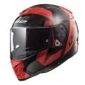 LS2 Шлем FF390 BREAKER, Размер: XS, Цвет: PHYSICS Black Red