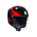AGV Шлем K-5 JET, Размер: MS, Цвет: MULTI - ROKET BLACK/GREY/RED