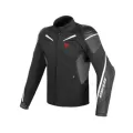 DAINESE Мотокуртка Street Master Leather-Tex, Размер: 50, Цвет: Black/Grey/Red