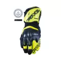 FIVE Мотоперчатки RFX WP, Размер: S, Цвет: Black/Fluo Yellow