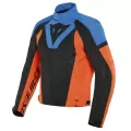 DAINESE Мотокуртка LEVANTE AIR, Размер: 50, Цвет: Black/Orange/Blue