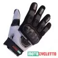 MOTOCYCLETTO Мотоперчатки NETTO, Размер: S, Цвет: белый