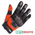 MOTOCYCLETTO Мотоперчатки NETTO, Размер: S, Цвет: оранжевый