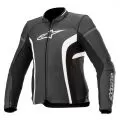 ALPINESTARS Мотокуртка кожаная KIRA V2 женская, Размер: 40, Цвет: black\white