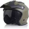 ACERBIS Шлем JET ARIA, Размер: XS, Цвет: Military Green