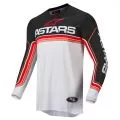 ALPINESTARS Джерси FLUID, Размер: S, Цвет: SPEED Black/Light Gray/Bright Red