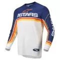 ALPINESTARS Джерси FLUID, Размер: M, Цвет: SPEED Dark Blue/Off White/Orange