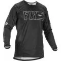 FLY RACING Джерси Kinetic, Размер: M, Цвет: FUEL черный/белый 2022