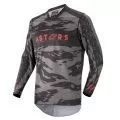 ALPINESTARS Джерси RACER, Размер: XXL, Цвет: TACTICAL Black/Gray Camo/Red Fluo 2022