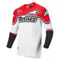 ALPINESTARS Джерси RACER, Размер: XL, Цвет: FLAGSHIP White/Red Fluo/Black